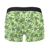 Canabis Marijuana Weed Pattern Print Design 01 Men's All Over Print Boxer Briefs Men's Underwear