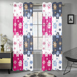 Teddy Bear Pattern Print Design 03 Gauze Curtain