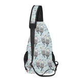 Lovely Sea Otter Pattern All Over Print Chest Bag
