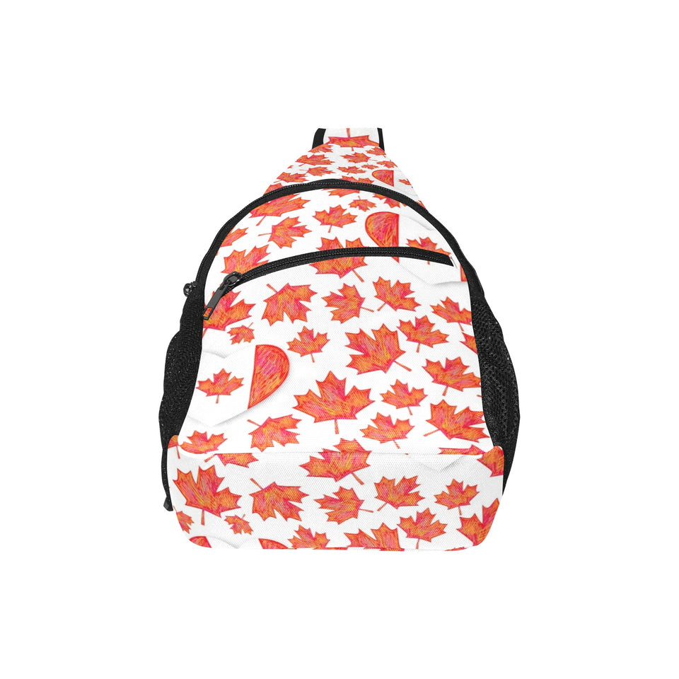 Canada Pattern Print Design 02 All Over Print Chest Bag
