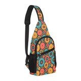 Gear Pattern Print Design 01 All Over Print Chest Bag