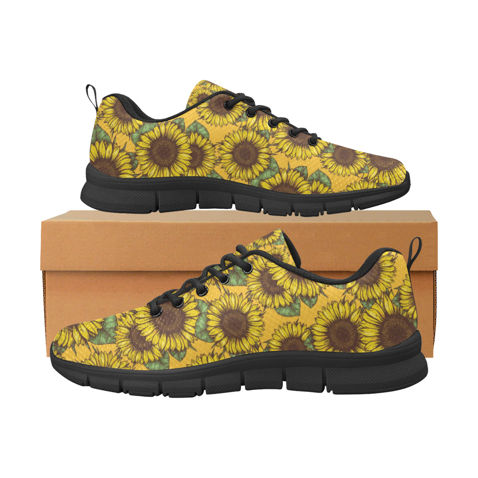 Sunflower pattern Women's Sneaker Shoes