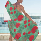 Tomato design pattern Beach Towel