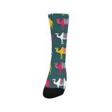 Camel pattern Crew Socks