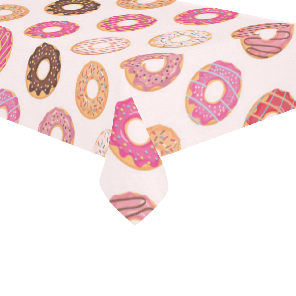 Colorful donut pattern Tablecloth