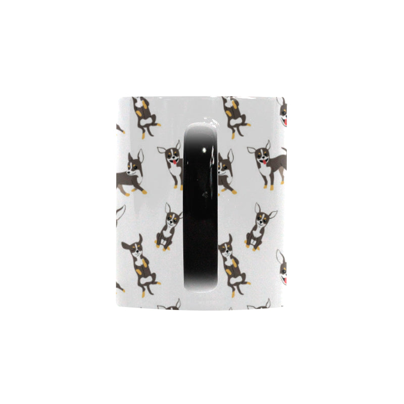 Chihuahua dog pattern Morphing Mug Heat Changing Mug