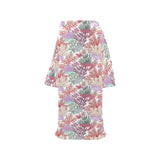 Coral Reef Pattern Print Design 03 Blanket Robe with Sleeves