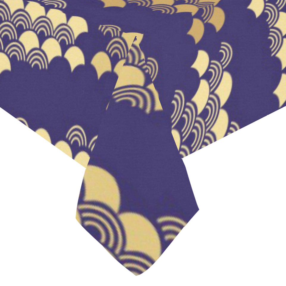 Beautiful japanese fan pattern Tablecloth