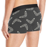 Hand drawn boomerang Australian aboriginal ornamen Men's All Over Print Boxer Briefs Men's Underwear
