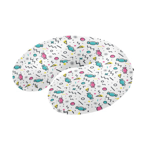 Candy design pattern U-Shaped Travel Neck Pillow
