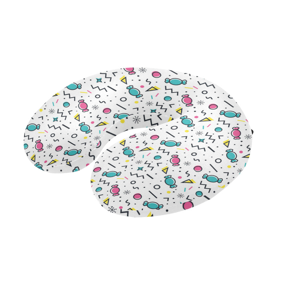 Candy design pattern U-Shaped Travel Neck Pillow