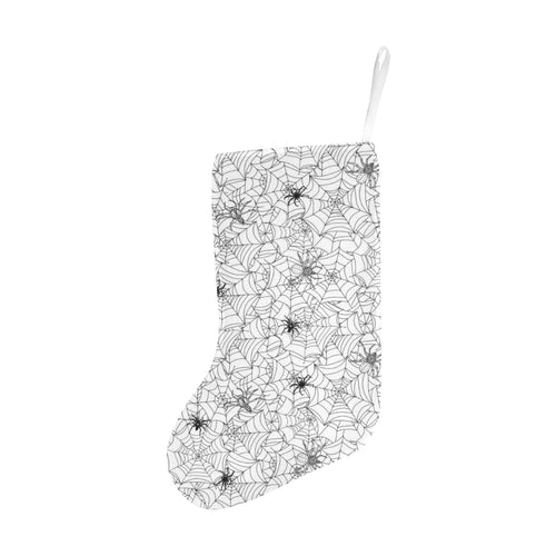 Spider web cobweb pattern Christmas Stocking