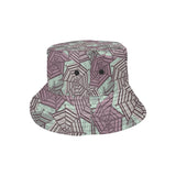 Spider web cobweb design color pattern Unisex Bucket Hat