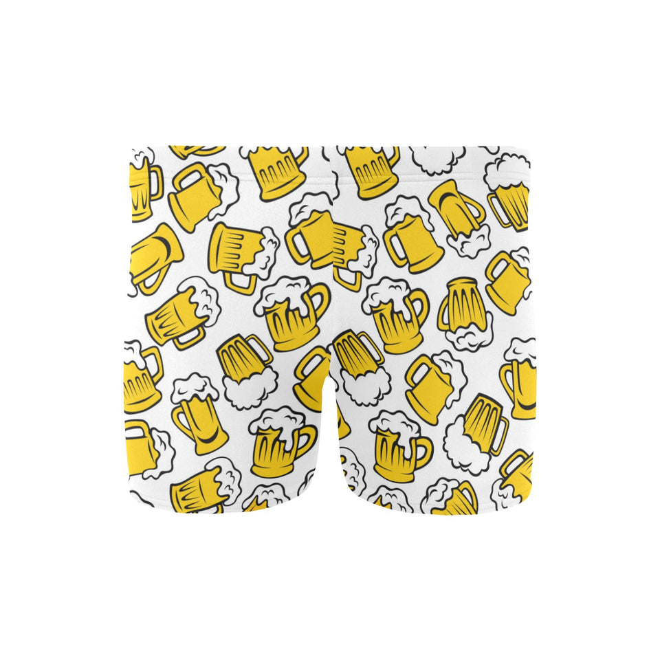 Beer design pattern Men's Swimming Trunks