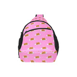 Pancake Pattern Print Design 04 All Over Print Chest Bag