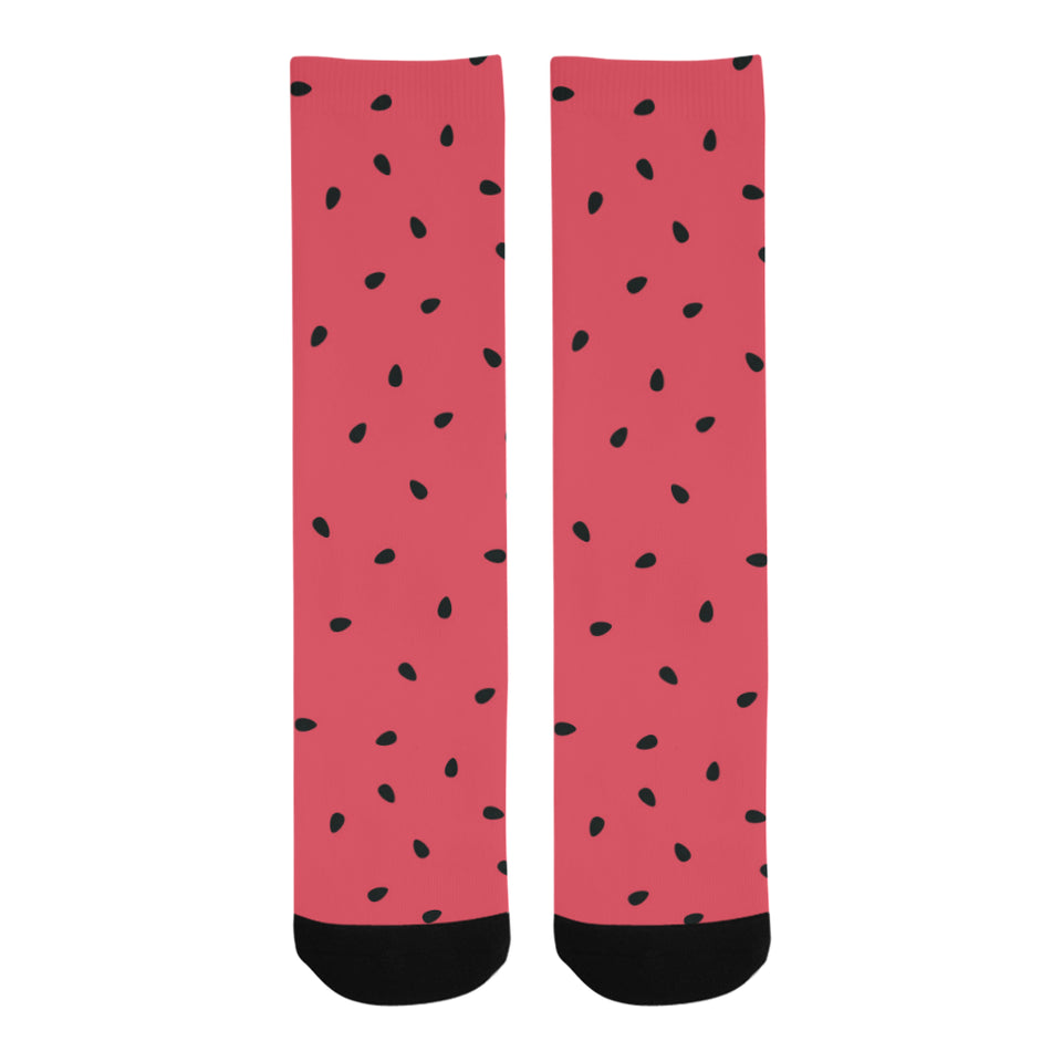 watermelon texture background Crew Socks