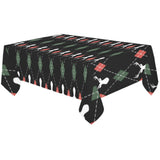 Deer Christmas new year pattern argyle Tablecloth