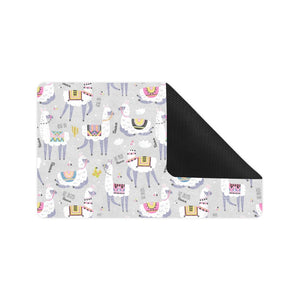 Cute Llama Alpaca pattern Doormat