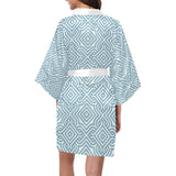 arabic pattern Women's Short Kimono Robe