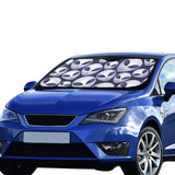 Alien Pattern Print Design 01 Car Sun Shade