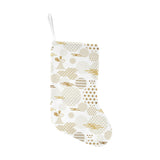 Beautiful gold japanese pattern Christmas Stocking