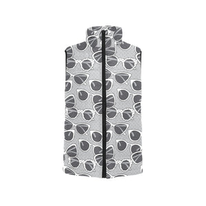 Sun Glasses Pattern Print Design 04 Women's Padded Vest