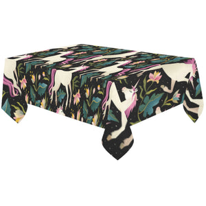 Unicorns forest background Tablecloth