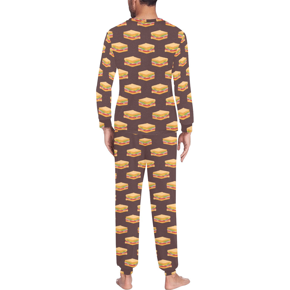 Sandwich Pattern Print Design 04 Men's All Over Print Pajama