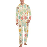 Bicycle Pattern Print Design 01 Men's Long Pajama Set