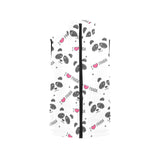 Hand Drawn faces of pandas pattern Men's Padded Vest