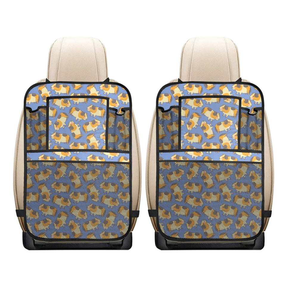 Guinea Pig Pattern Print Design 02 Car Seat Back Organizer