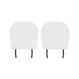 arabic white pattern Car Headrest Cover