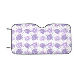 Hedgehog Pattern Print Design 05 Car Sun Shade