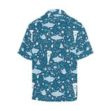 Cute shark pattern Men's All Over Print Hawaiian Shirt