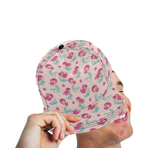 Cute little mermaid pattern All Over Print Snapback Cap