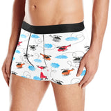 Watercolor helicopter cloud pattern Men's All Over Print Boxer Briefs Men's Underwear