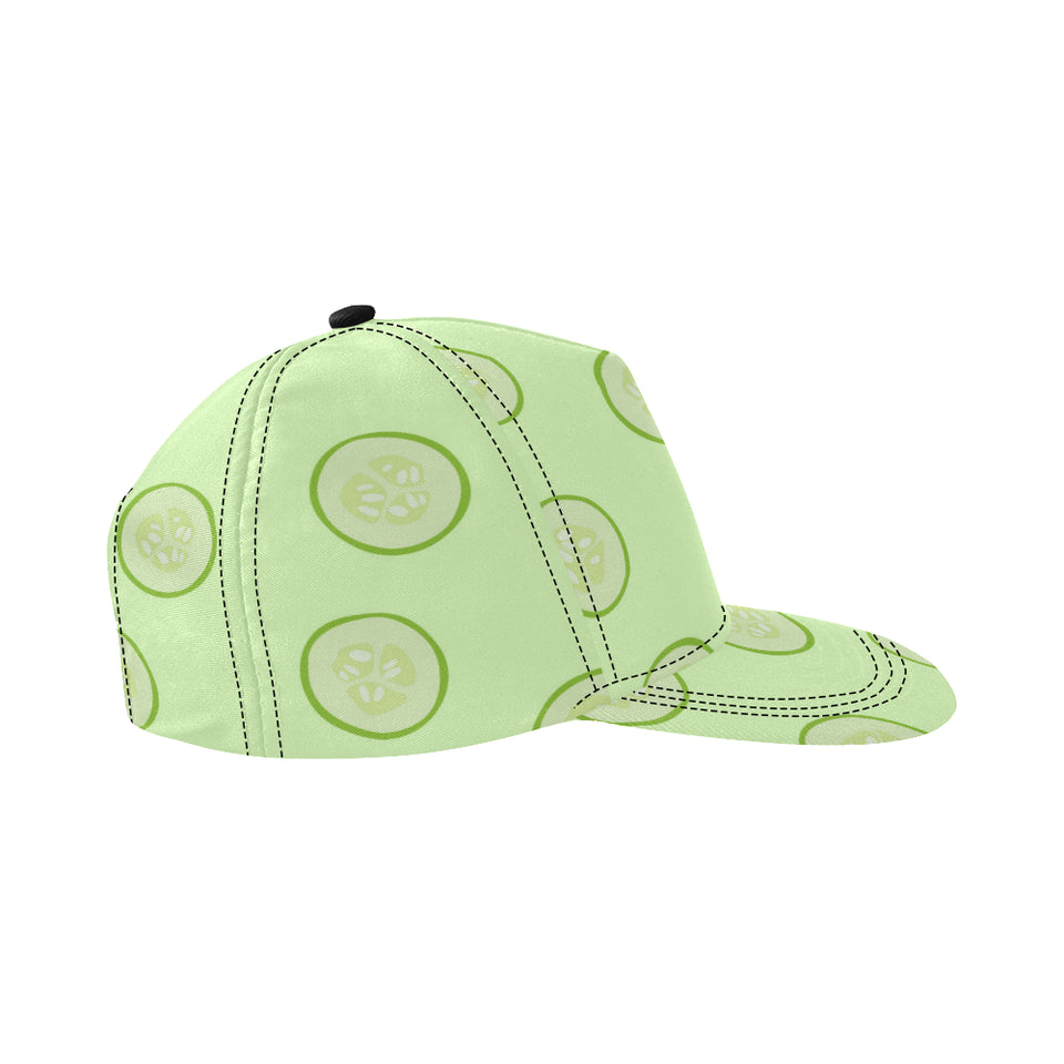 Cucumber pattern All Over Print Snapback Cap