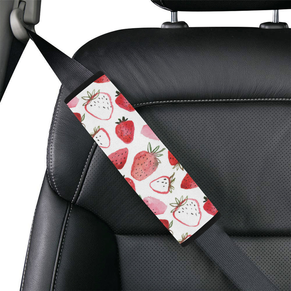 watercolor hand drawn beautiful strawberry pattern Car Seat Belt Cover