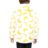 Banana pattern Kids' Boys' Girls' Padded Hooded Jacket