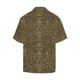 Snake skin pattern Men's All Over Print Hawaiian Shirt