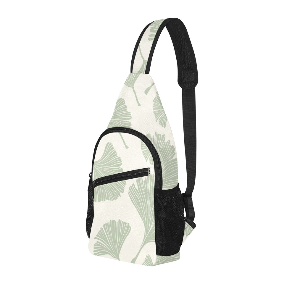 Ginkgo leaves pattern All Over Print Chest Bag