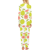 Guava pattern Women's All Over Print Pajama Set
