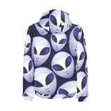Alien Pattern Print Design 01 Men's Padded Hooded Jacket