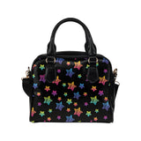 Colorful star pattern Shoulder Handbag