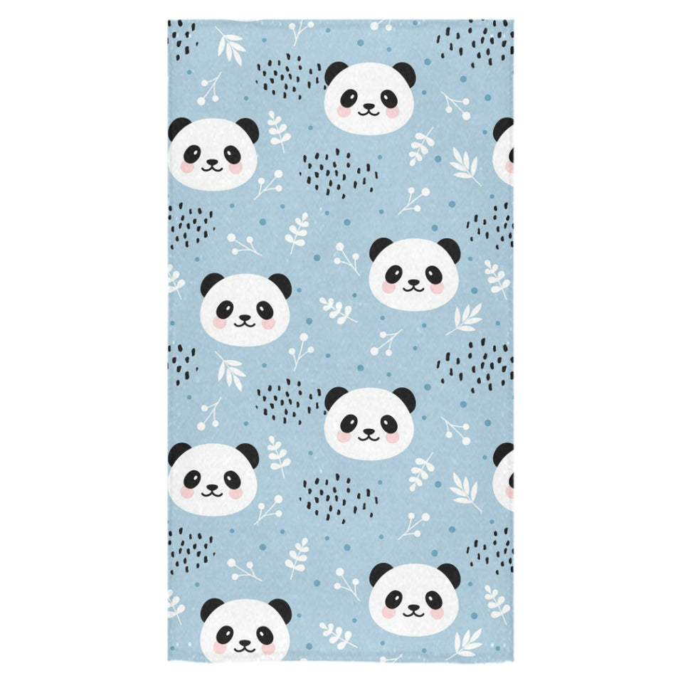 Cute panda pattern Bath Towel