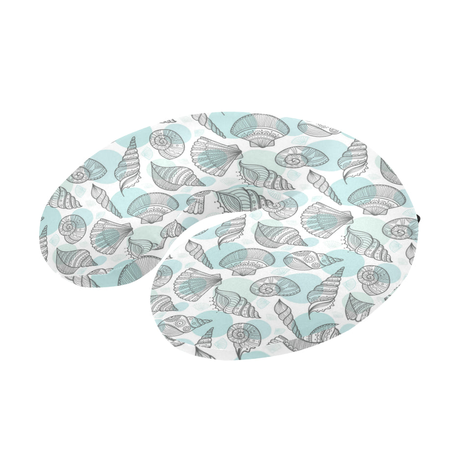Shell polynesian tribal U-Shaped Travel Neck Pillow