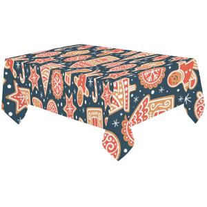 Christmas gingerbread cookie pattern Tablecloth