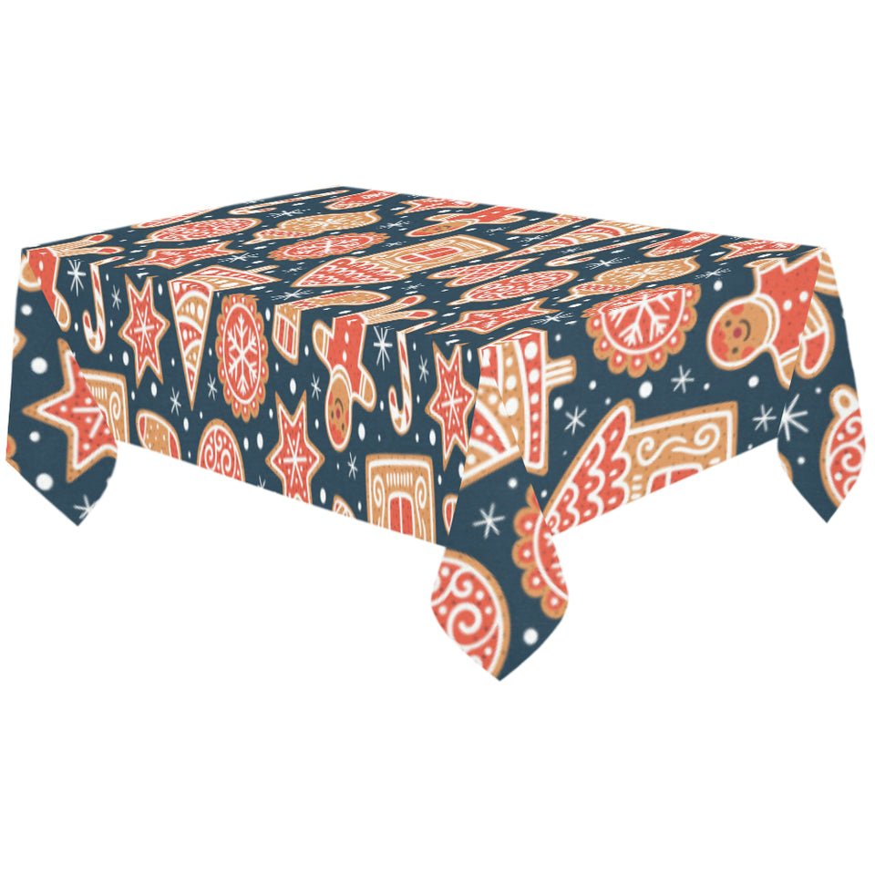 Christmas gingerbread cookie pattern Tablecloth