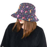 beautiful mermaid Fish jellyfish algae other marin Unisex Bucket Hat