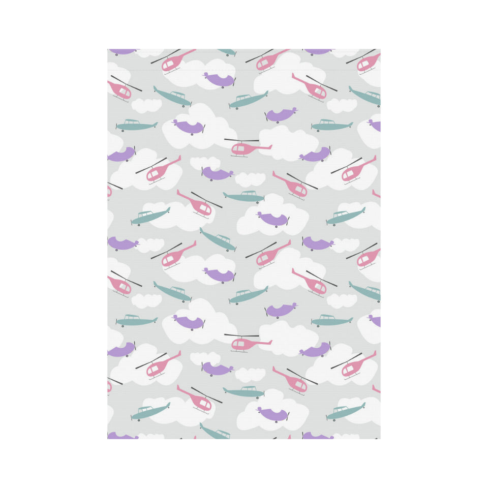 Helicopter plane pattern House Flag Garden Flag